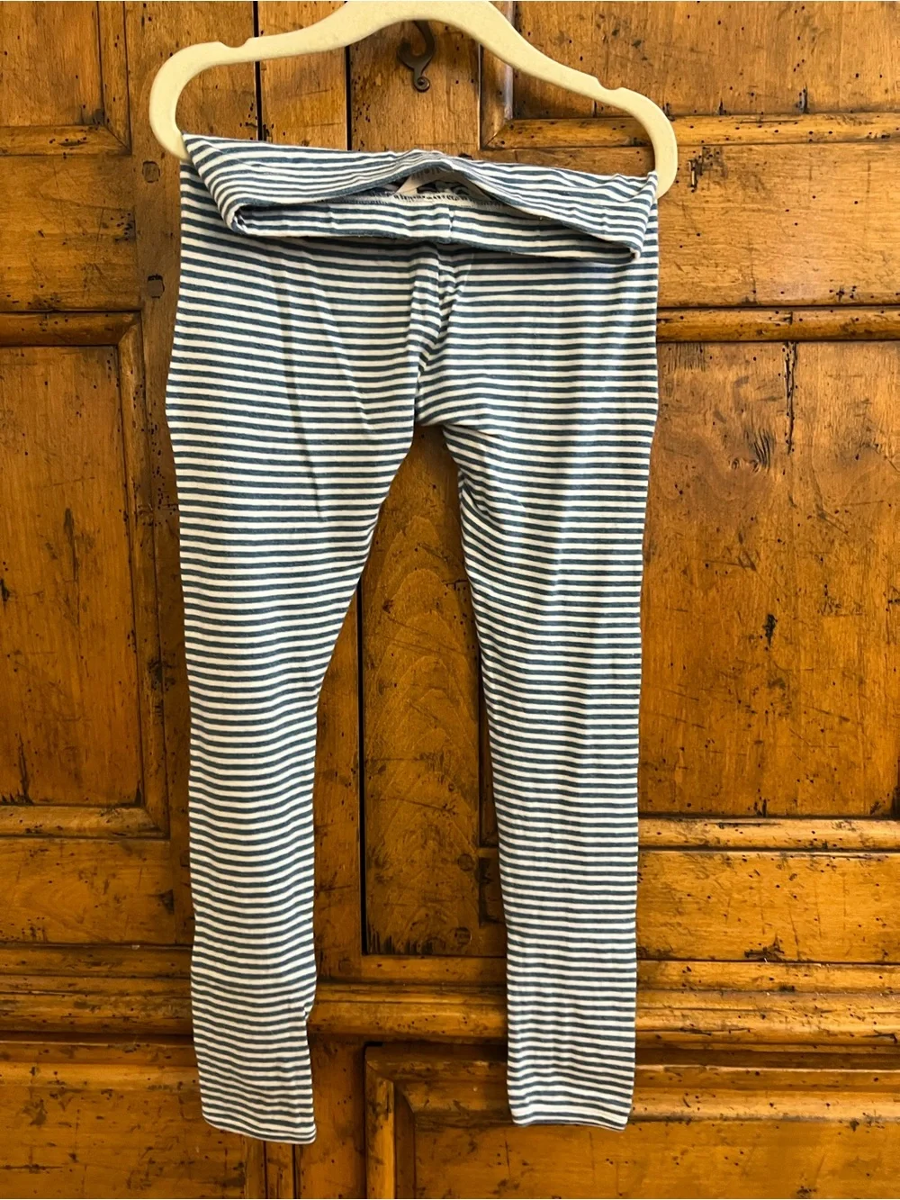 Serendipity - Striped Long Sleeve Tee and pants Set in Blue and White - 5Y